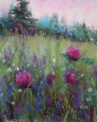 Watercolor Flower Field at GetDrawings | Free download