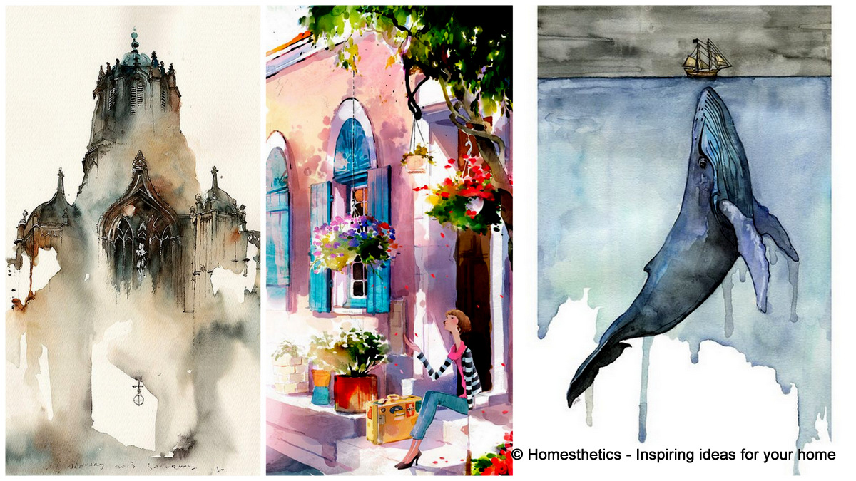 10 Easy Watercolor Painting Ideas for Spring