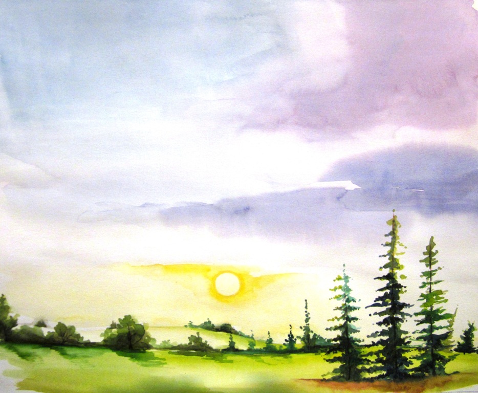 Watercolor Landscape Painting: 5-Step Tutorial