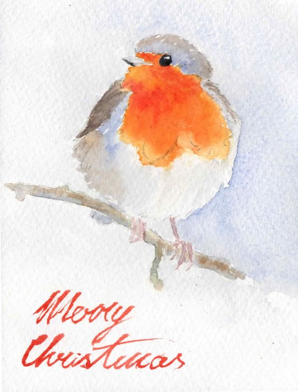 Watercolor Painting Christmas Cards At GetDrawings Free Download