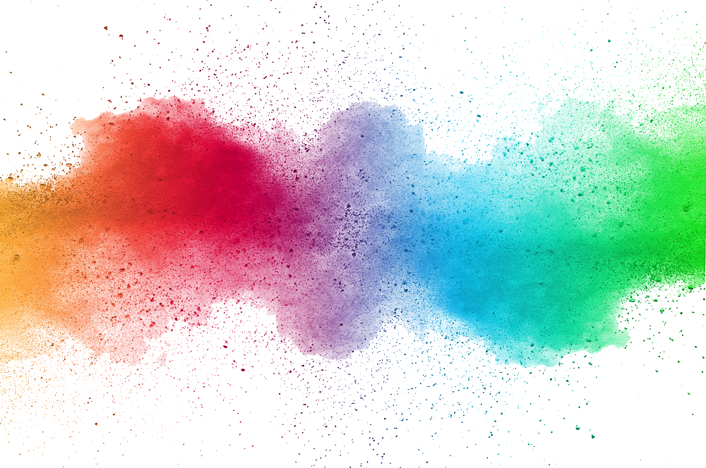 rainbow water splash png