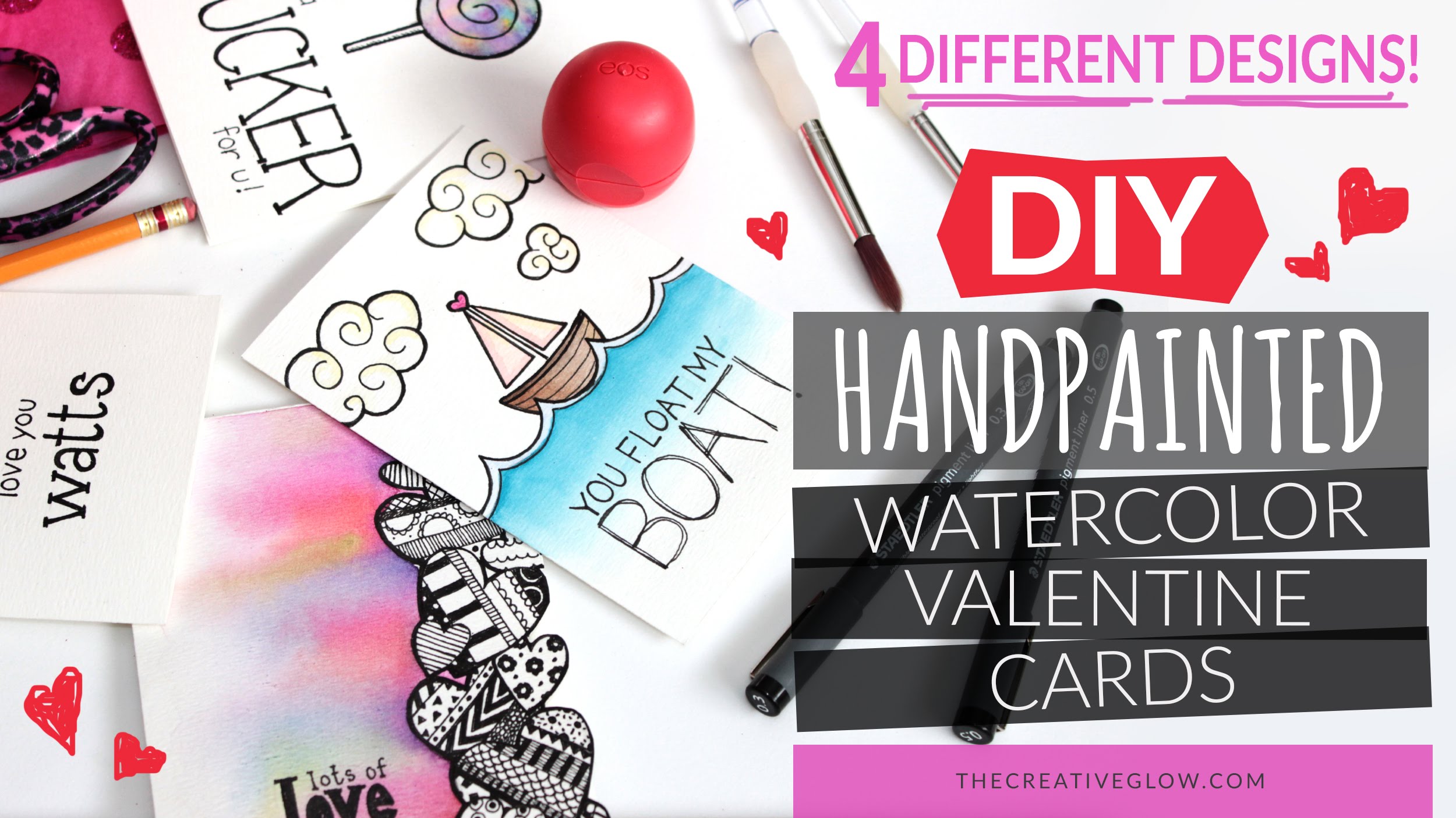 Watercolor Valentine Cards At Getdrawings Free Download 