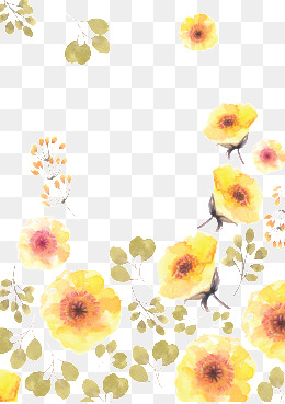 Watercolor Yellow Flowers at GetDrawings | Free download