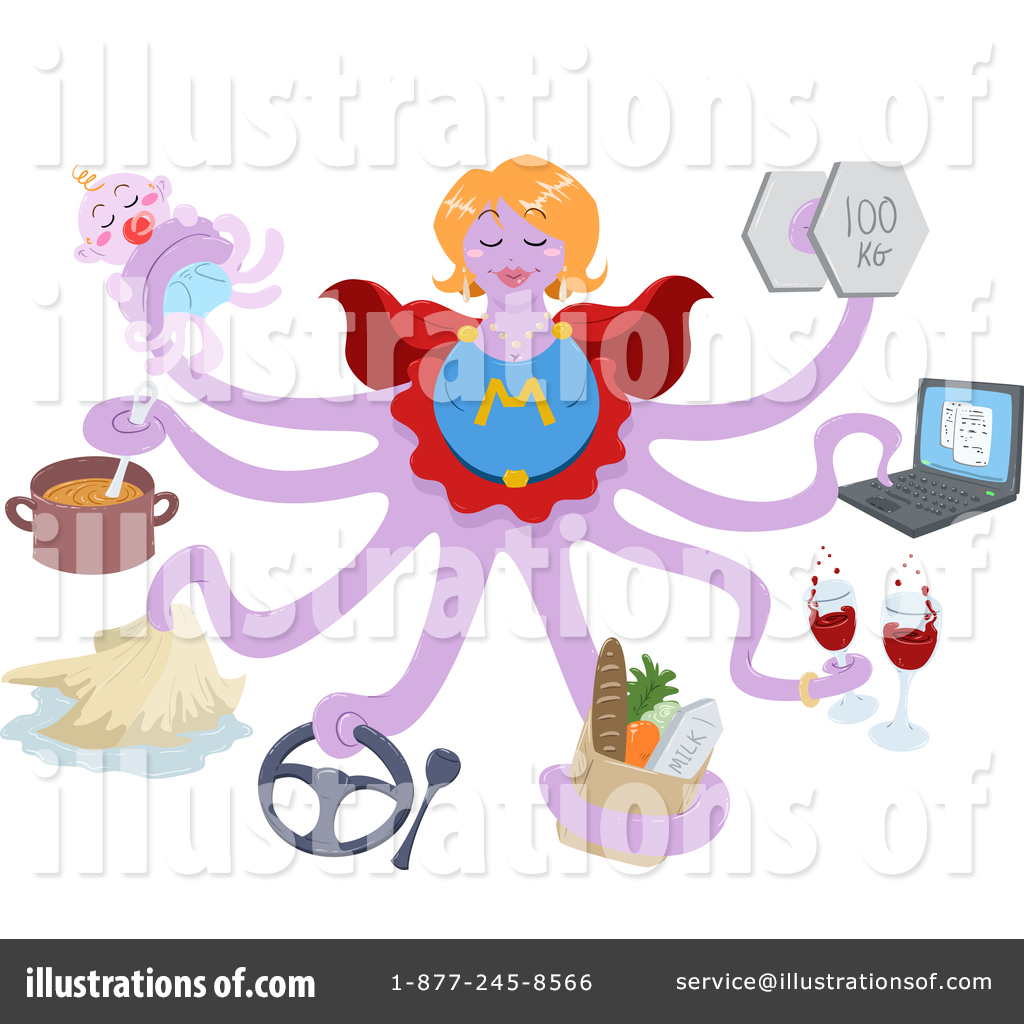 1024x1024 Super Mom Clipart