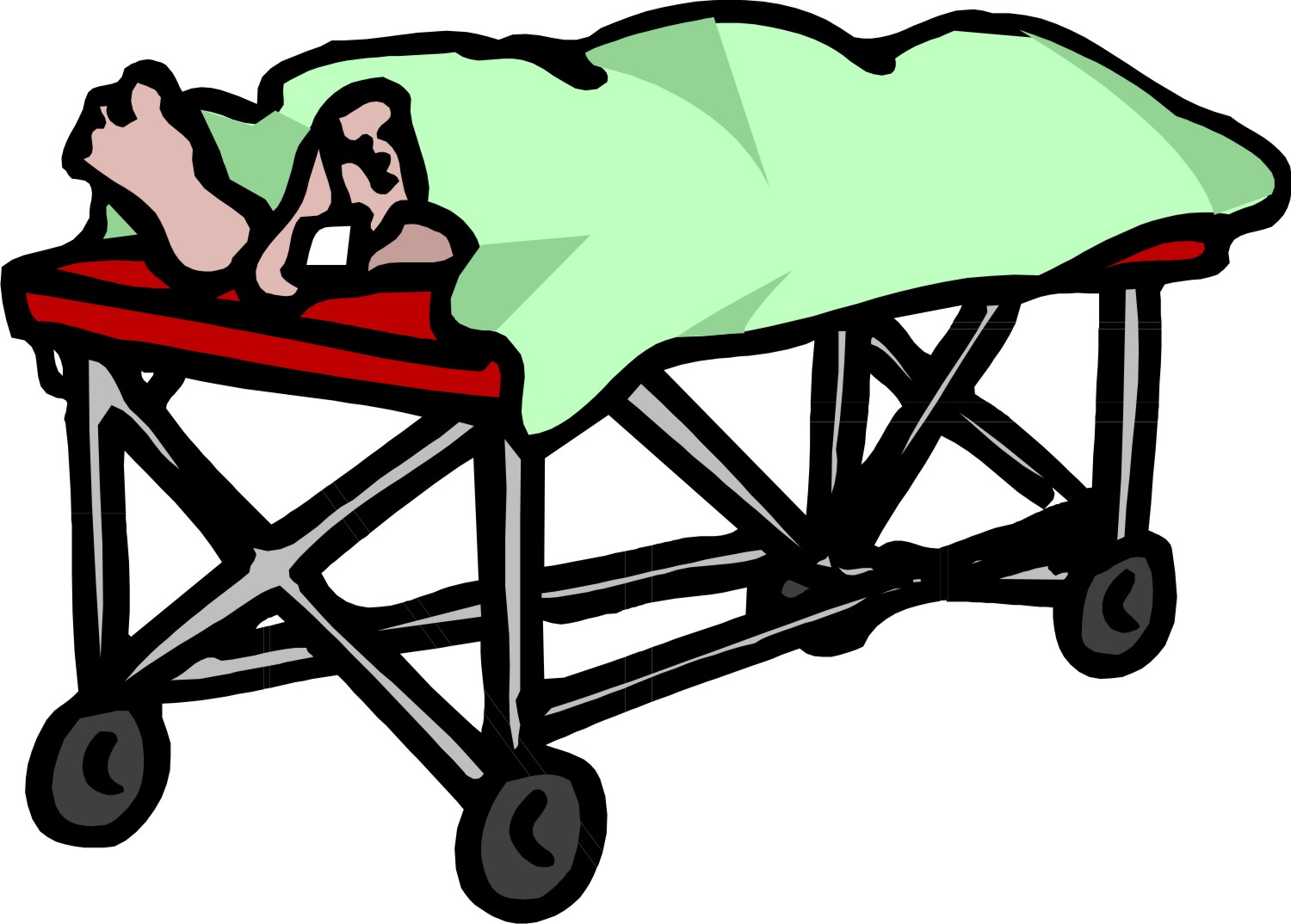 1500x1074 Body Bag Clipart