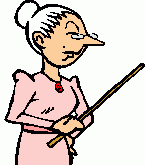 297x336 Clipart Of Mean Teacher