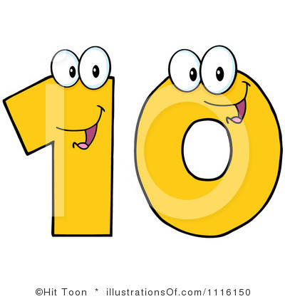 400x420 Number 10 Clip Art