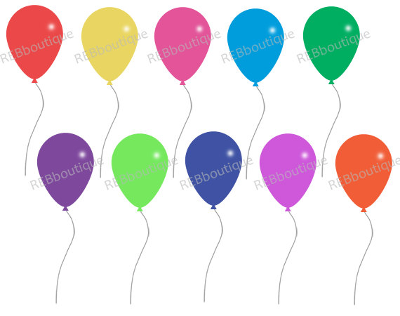 570x450 Balloon Clipart Ten