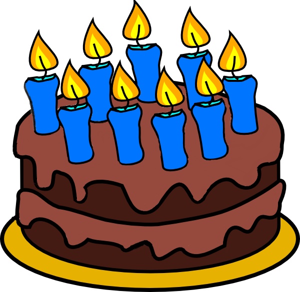600x585 Cake Clipart 10 Candle