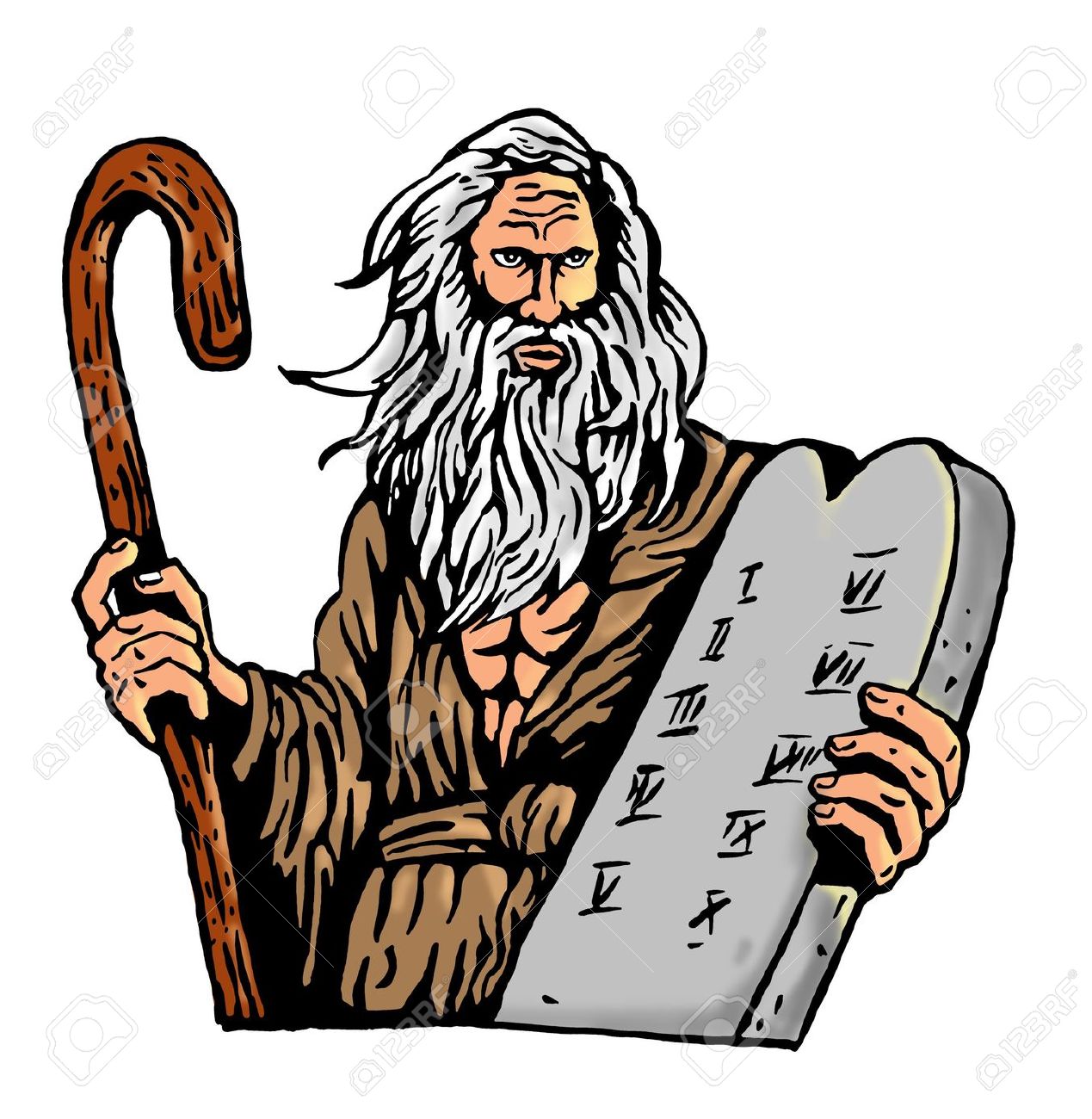 1269x1300 Moses Ten Commandments Clipart
