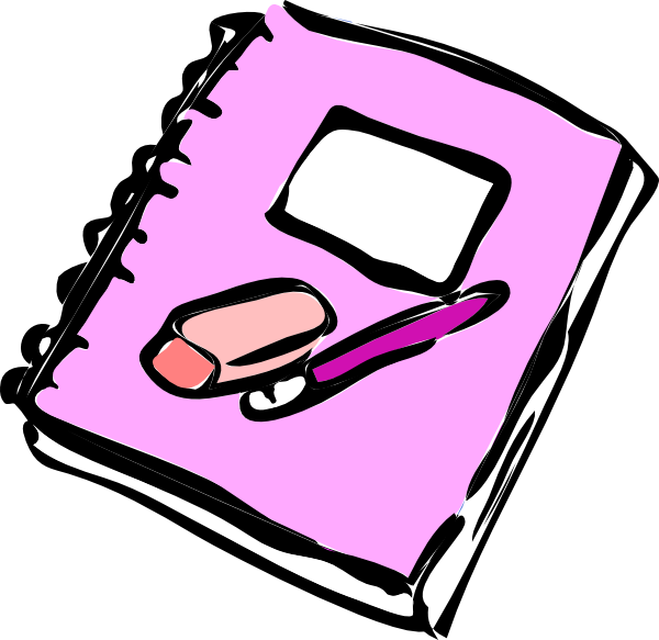 600x583 Notebook Clip Art