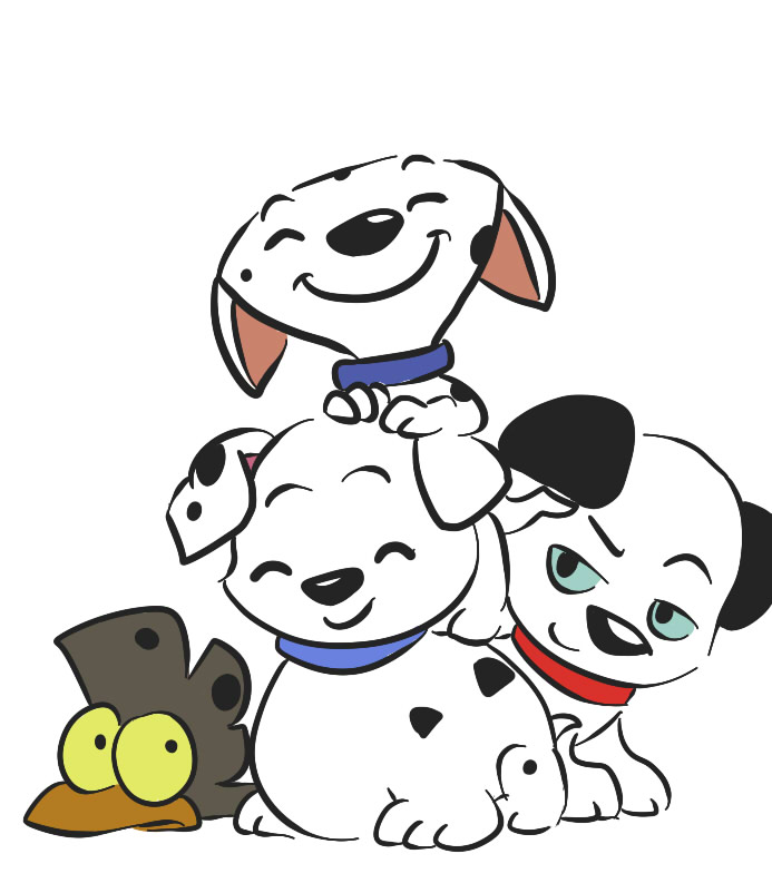 693x802 101 Dalmatians By Leniproduction