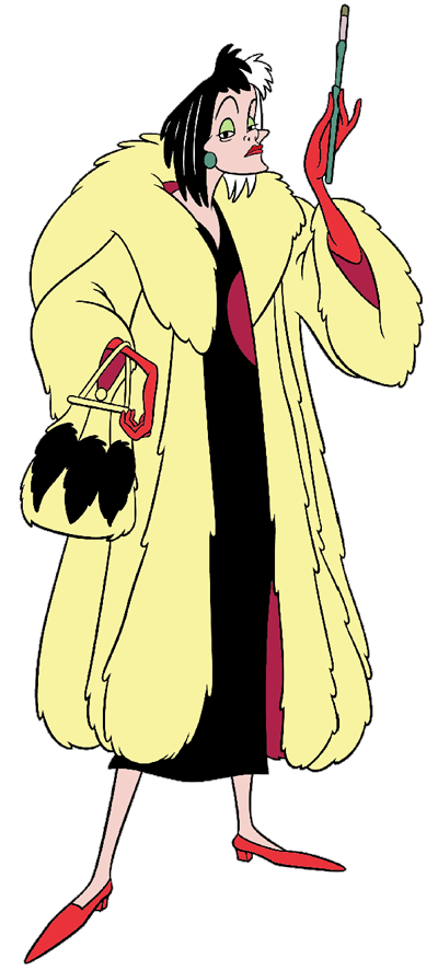 400x886 Cruella Deville 101 Dalmatians Clip Art Cliparts