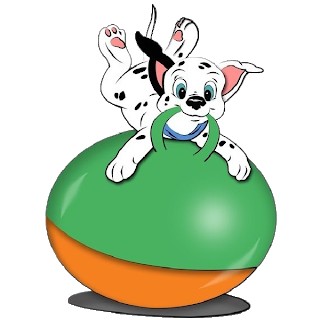 320x320 Dalmatian Clipart Ball