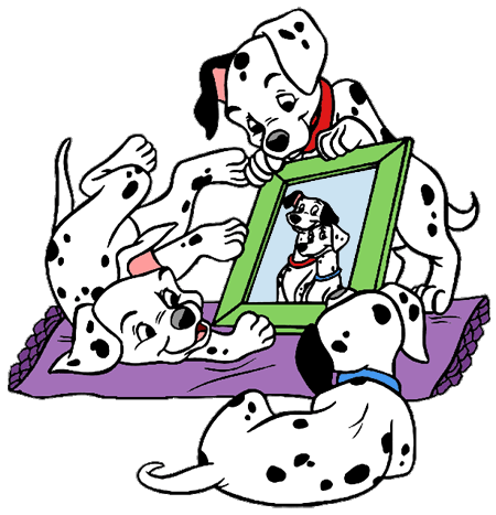 450x467 101 Dalmatians Puppies Clip Art. Dalmation Puppy Clipart