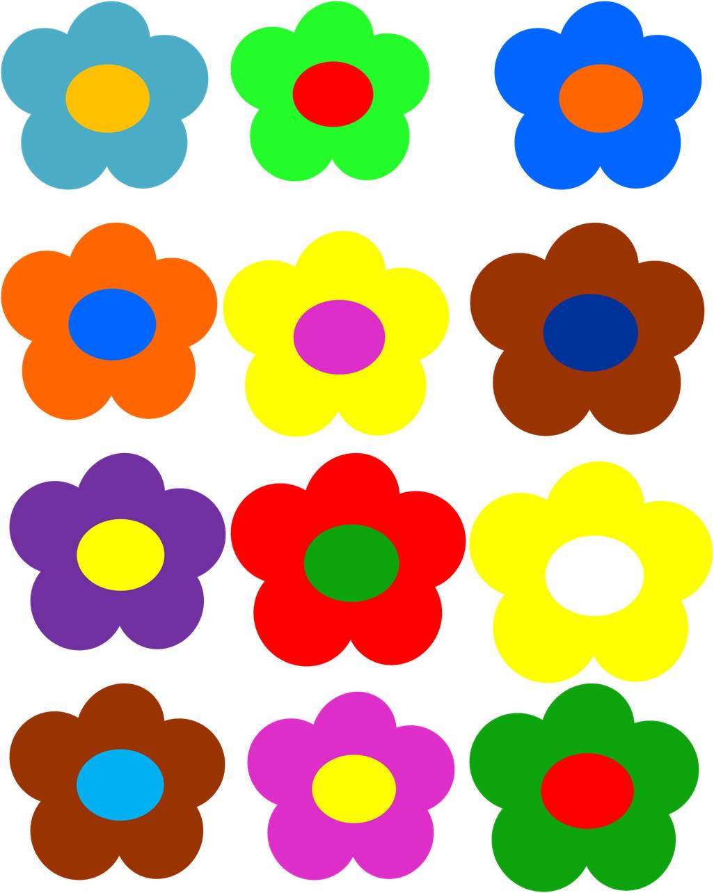 1026x1283 Flower Power Clipart