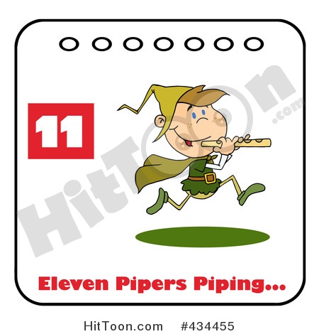 450x470 Twelve Days Of Christmas Clipart