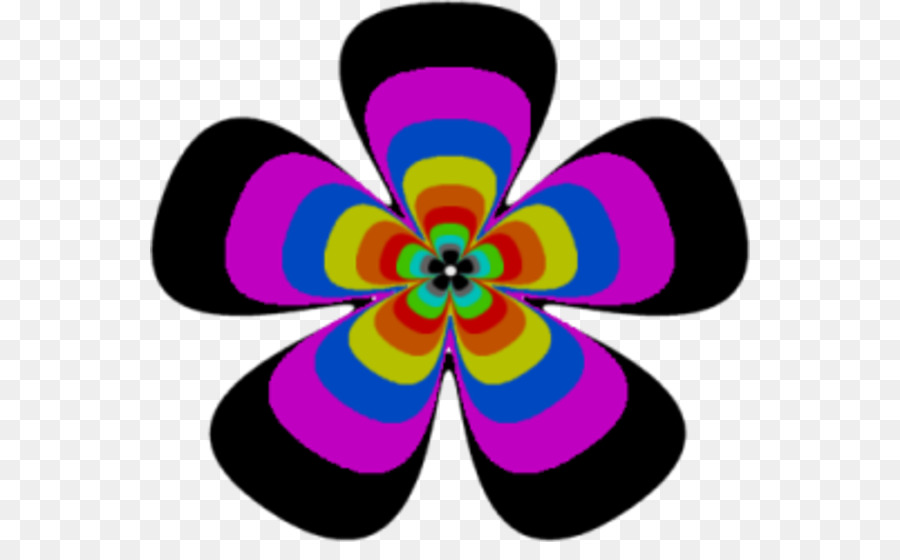 900x560 1960s 1970s Flower Power Clip Art