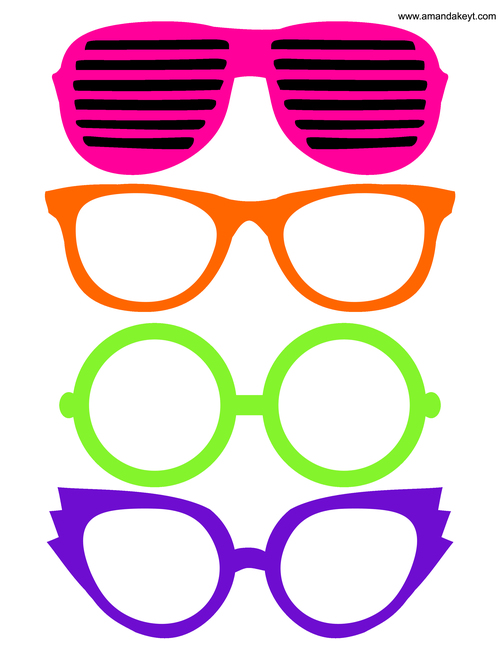 500x647 Neon Clipart 80'S