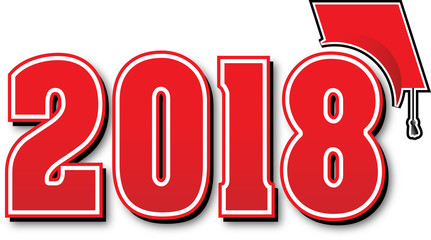 431x240 Class Of 2018 Banner With Cap And Diploma