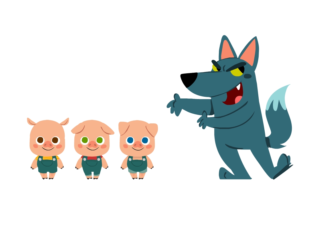 1080x800 3 Little Pigs Lapendejalapendeja