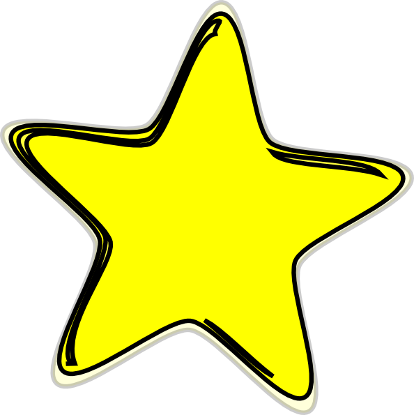 594x595 Collection Of Yellow Clipart Star High Quality, Free