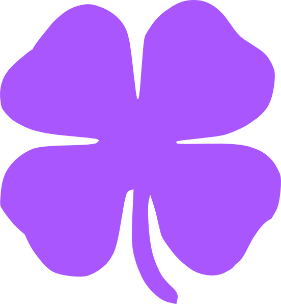 552x597 4 Leaf Clover Clip Art
