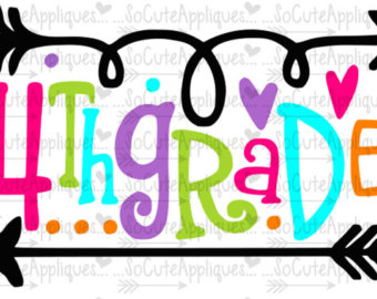340x270 4th Grade Svg Etsy