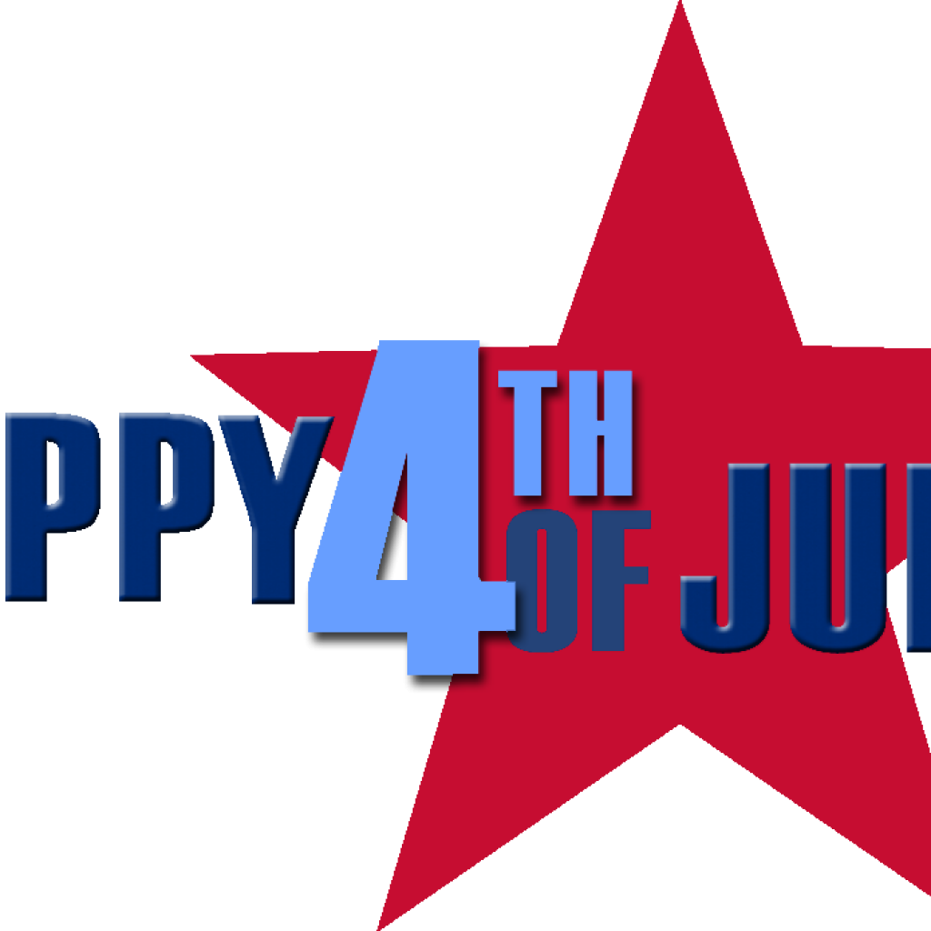 1024x1024 Free Clipart 4th Of July Vector