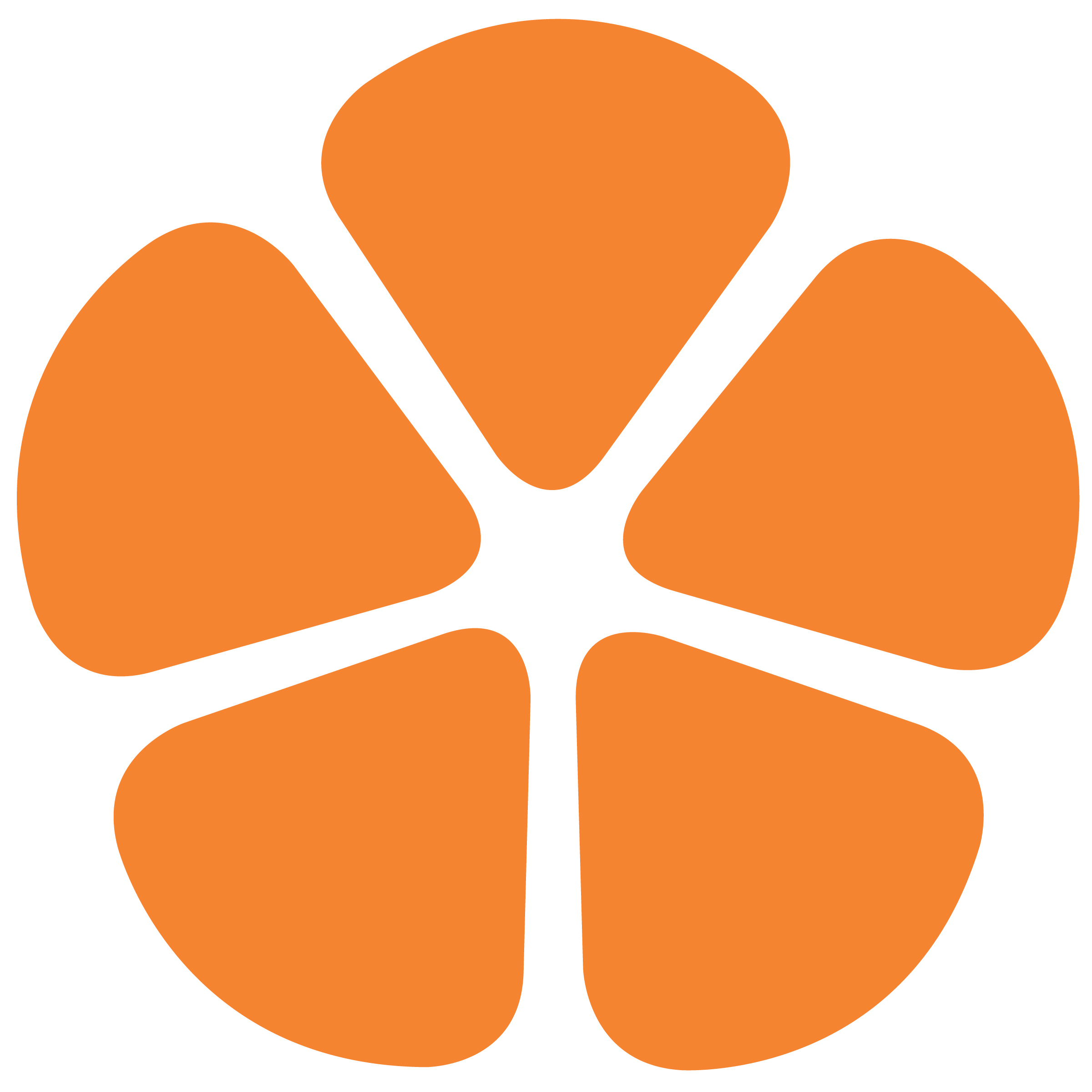 2400x2400 Five Petal Flower Clip Art Clipart Collection