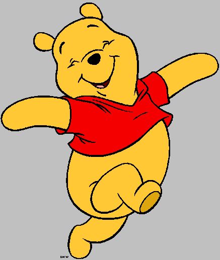 437x517 Pooh Bear Clip Art
