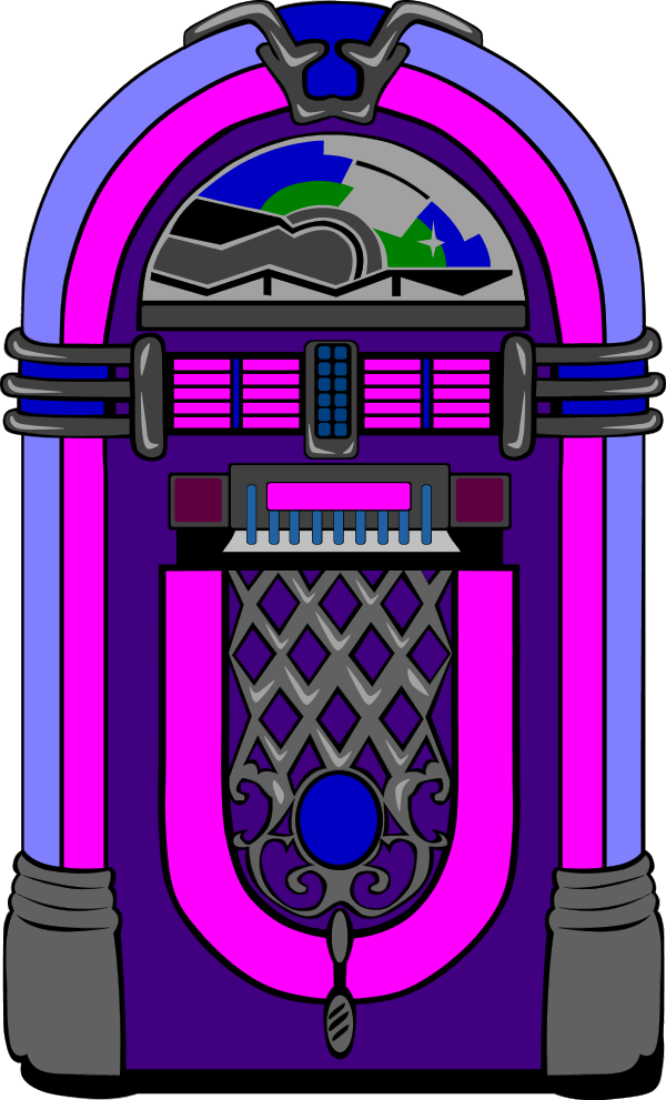 600x991 50s Jukebox Clipart