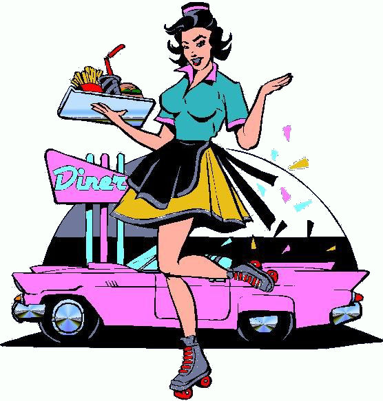 556x583 Car Hop Clipart Vector Eps Images 101 Clip Art