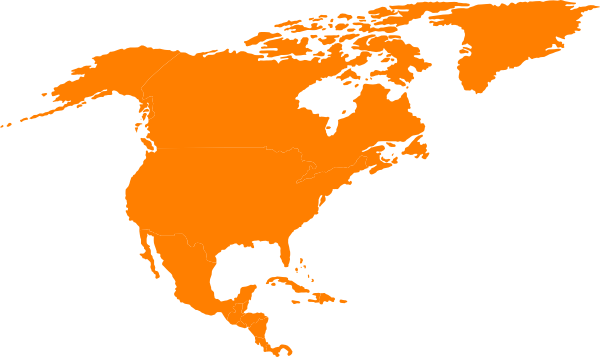 600x357 Clipart North America Map