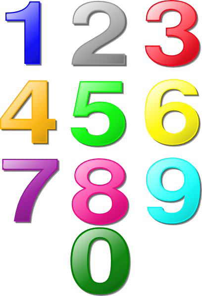 408x598 Clip Art Numbers 1 20 Clipart