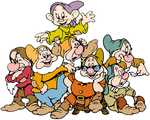 585x469 The Seven Dwarfs Clip Art Disney Clip Art Galore