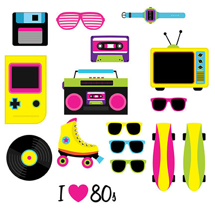 80s Clipart at GetDrawings | Free download