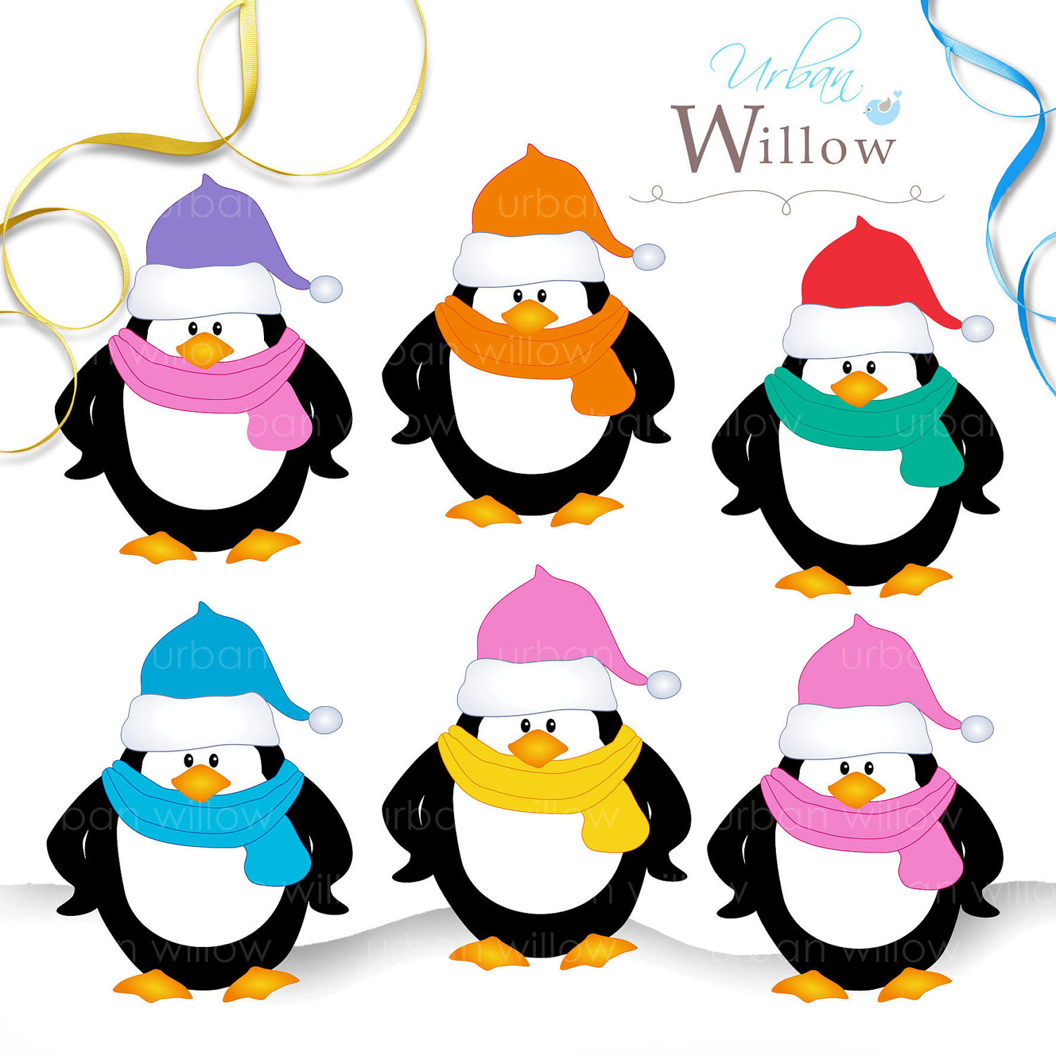 1500x1500 Christmas Penguin Clip Art Clipart Panda