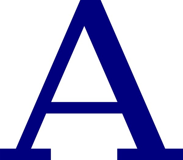 600x526 A Clip Art Letter A Clip Art