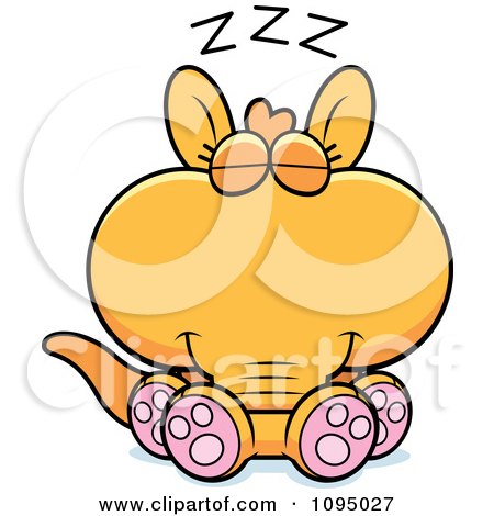 450x470 Clipart Cute Orange Aardvark