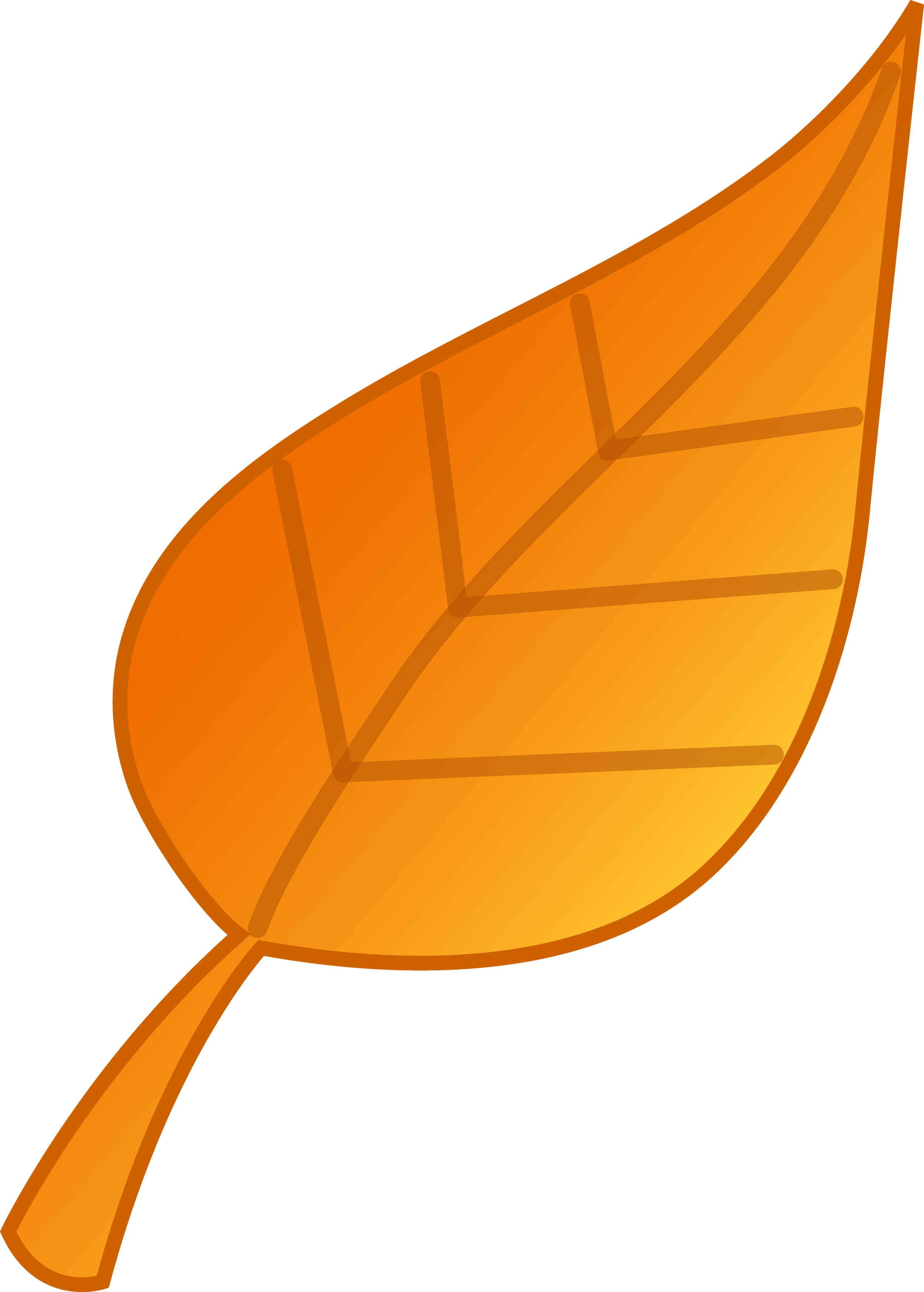 2504x3500 Orange Clipart Autumn Leaves