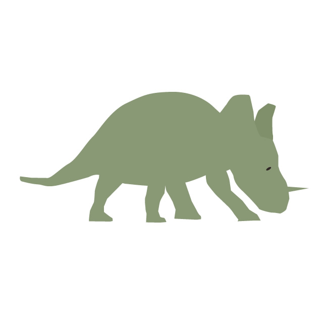640x640 Triceratops Clip Art Material Free Illustration Image