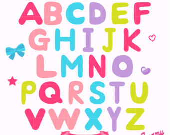 340x270 Alphabet Clipart Abc Clip Art Super Bundle Price School