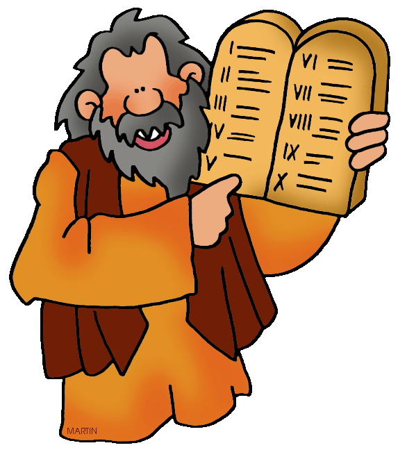 586x648 Bible Clip Art By Phillip Martin, Moses And The Ten Commandments