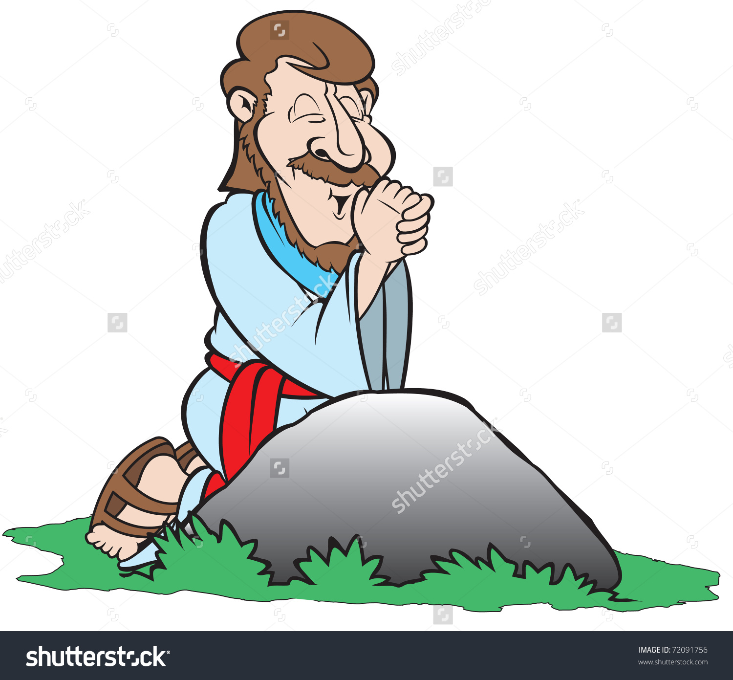 1500x1391 Jesus In The Garden Clipart