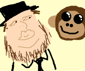 300x250 Abraham Lincoln And His Blue Monkey Pet.