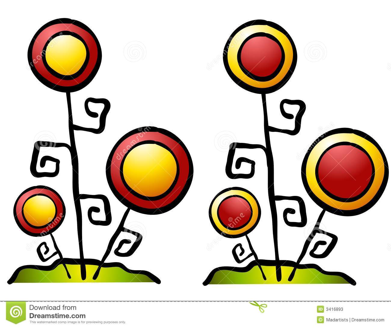 1300x1090 Abstract Flowers Clip Art Clipart Panda