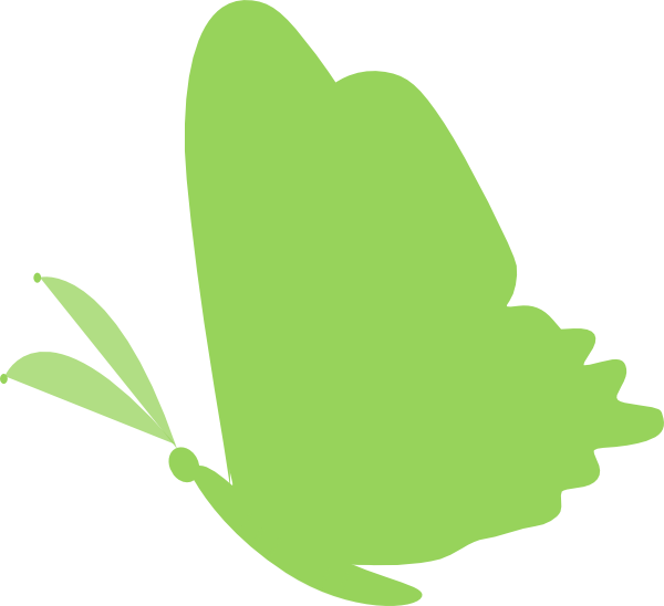 600x548 Green.butterfly Clip Art
