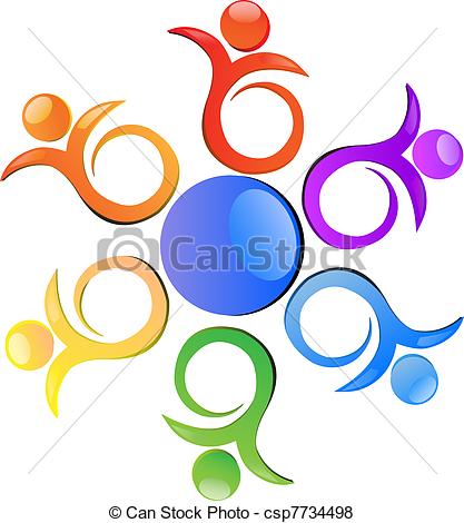 417x470 Abstract Colored Flower Logo Vector Vector