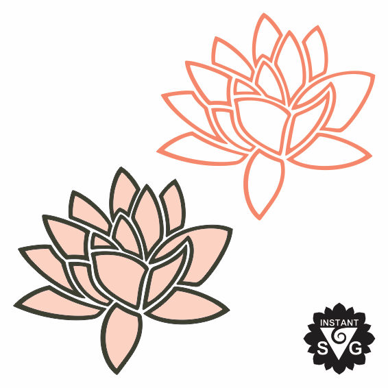 566x566 Lotus Clipart Abstract